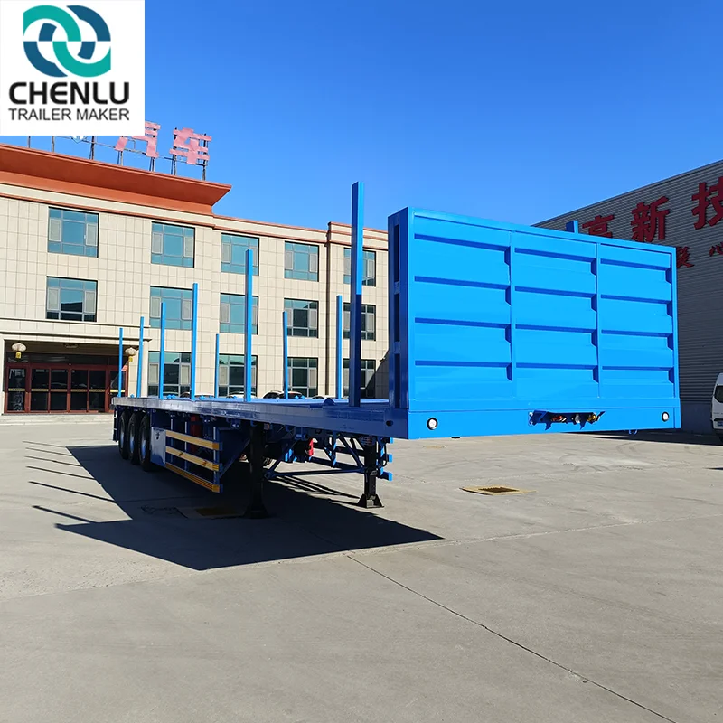 3 axle flatbed trailer