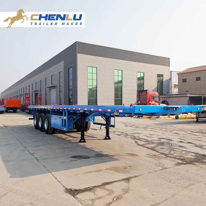 3 axle flatbed trailer