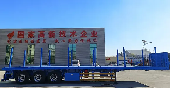 Yük Taşımak için 3 Akslı Düz Yataklı Yarı Römork