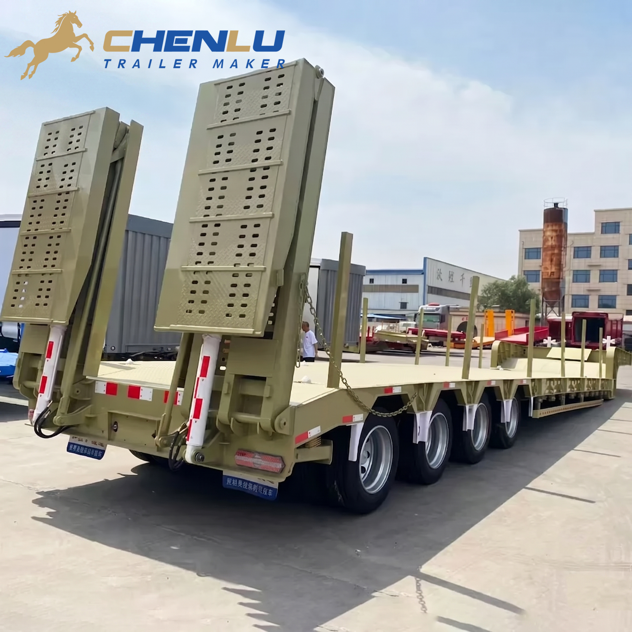 Hidrolik Merdivenli Lowbed Treyler