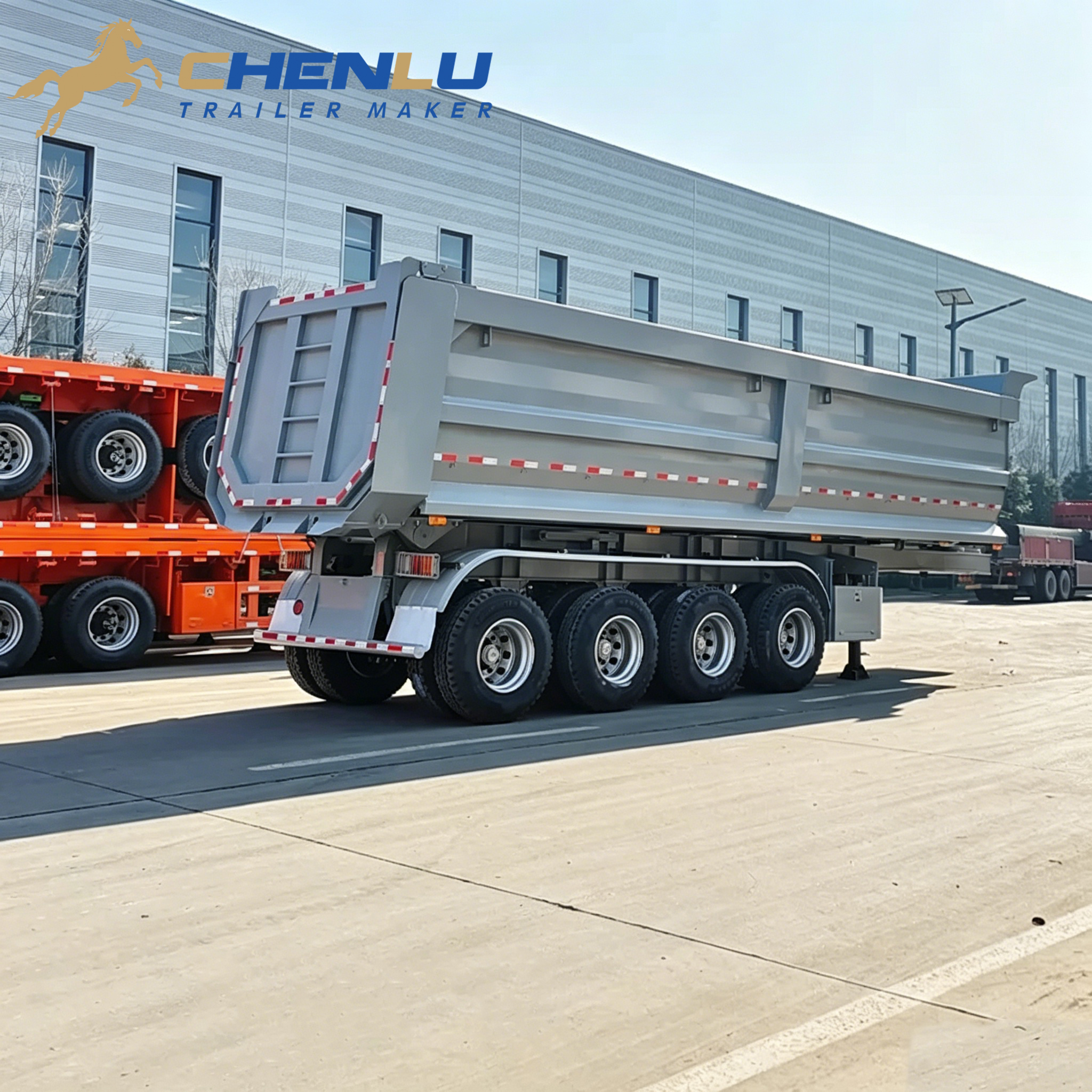 80 Ton Damperli yarı römork