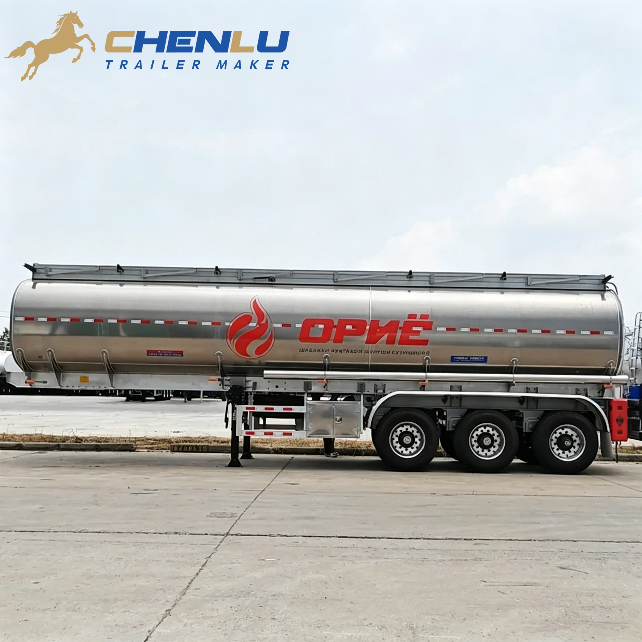 40000 Litre alüminyum tanker treyler