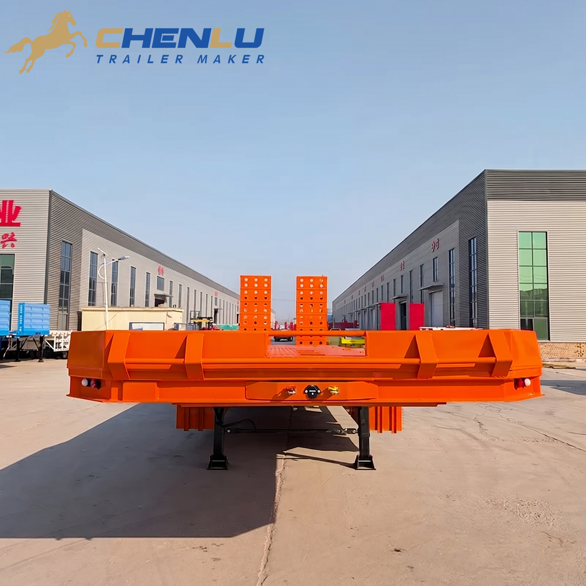 80 Ton Alçak Yataklı Kamyon Römorku