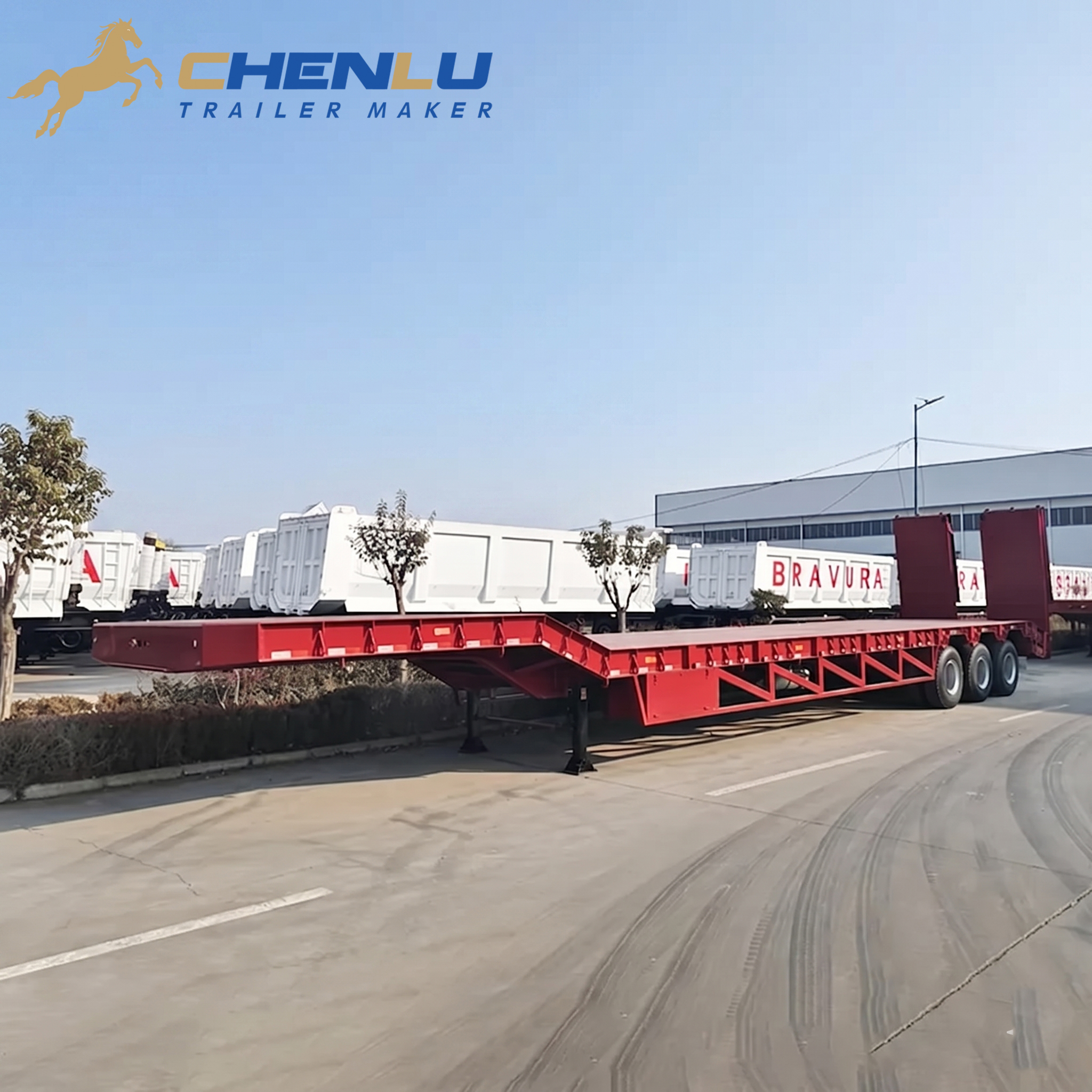 Hidrolik Merdivenli Lowbed Treyler