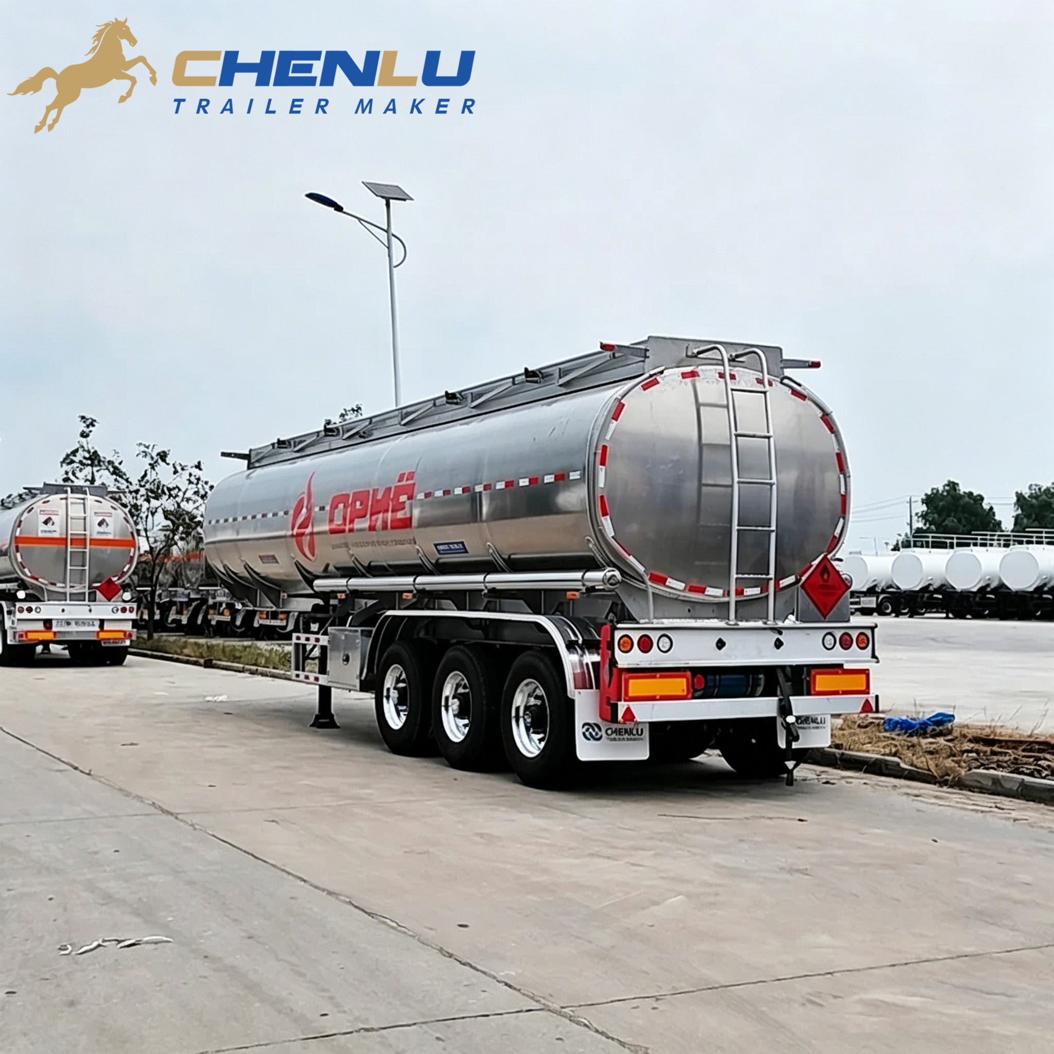 40000 Litre alüminyum tanker treyler