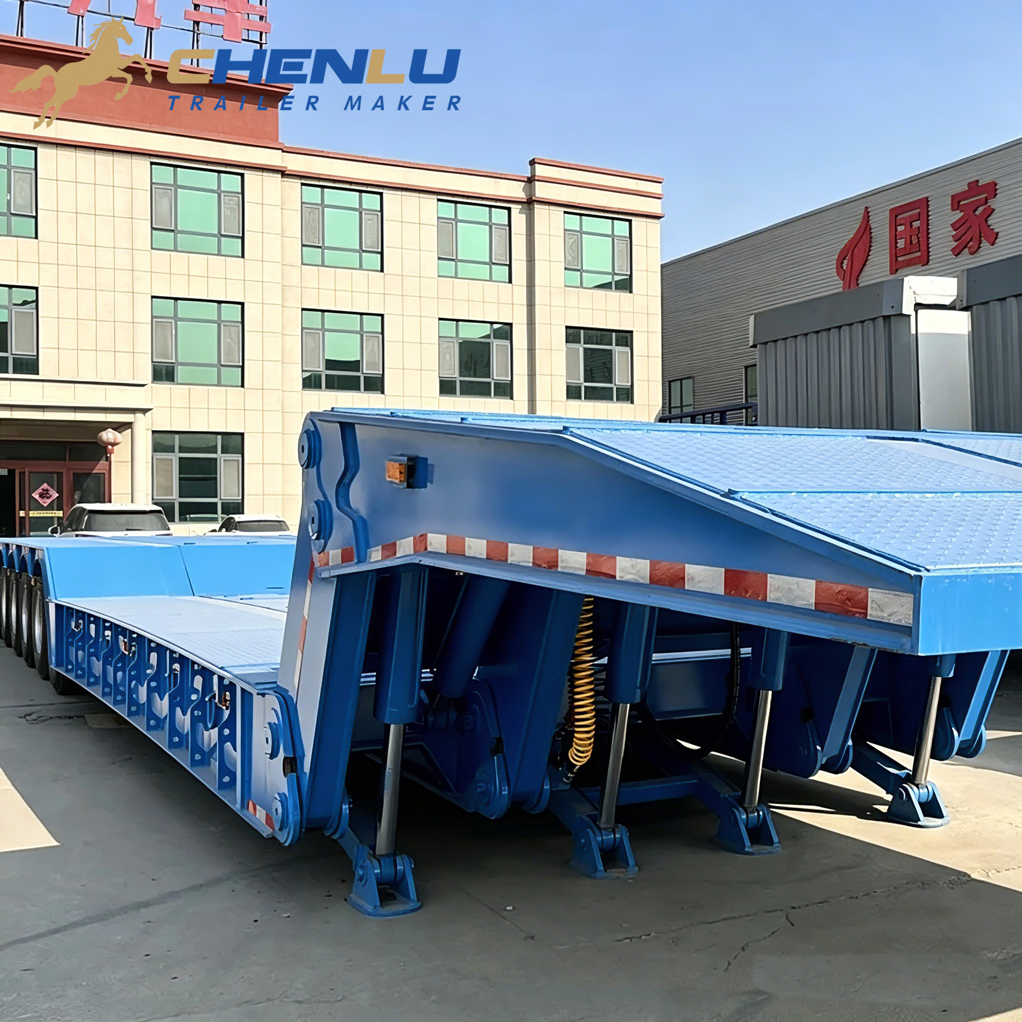 Katlanır Deveboynu Lowbed Treyler