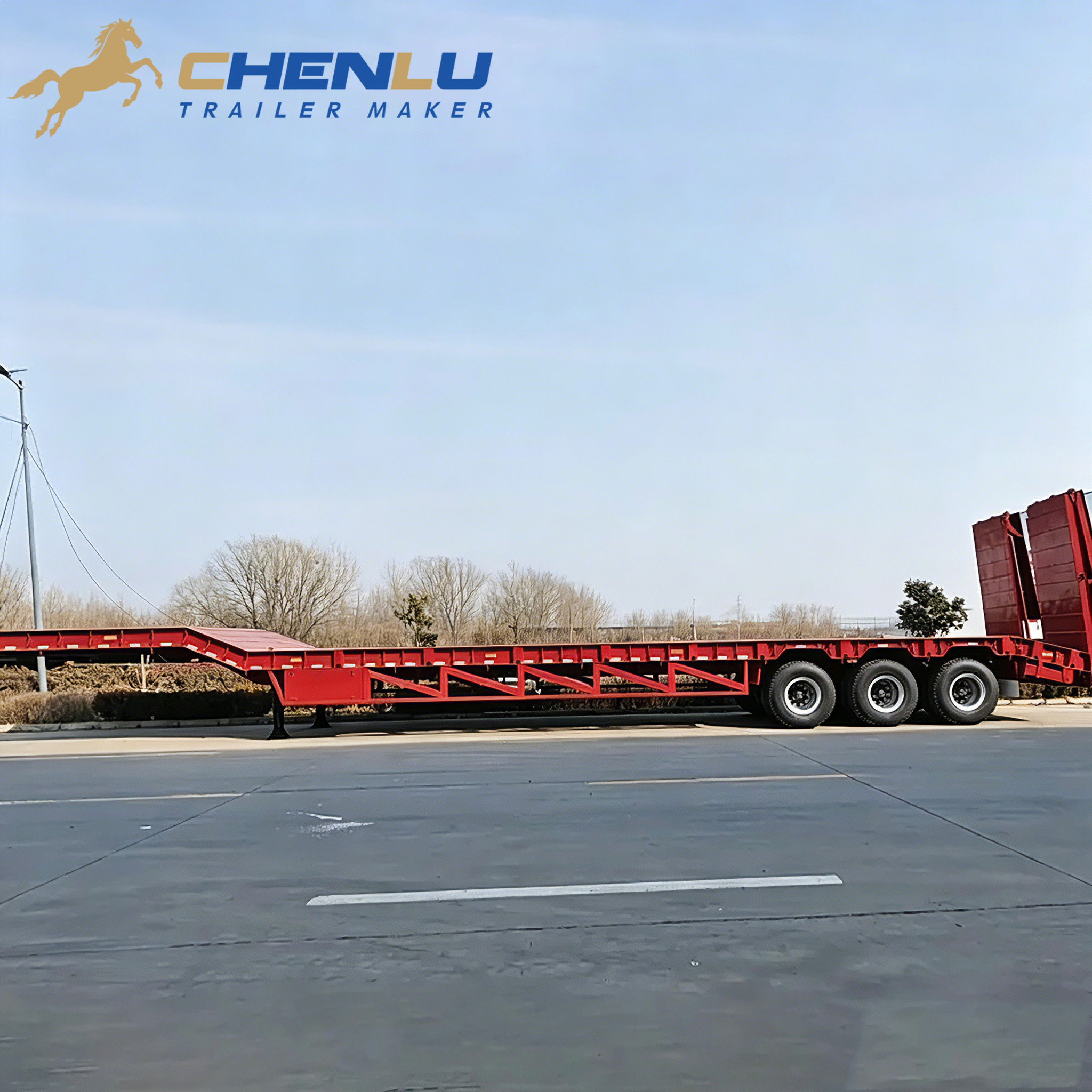 Hidrolik Merdivenli Lowbed Treyler