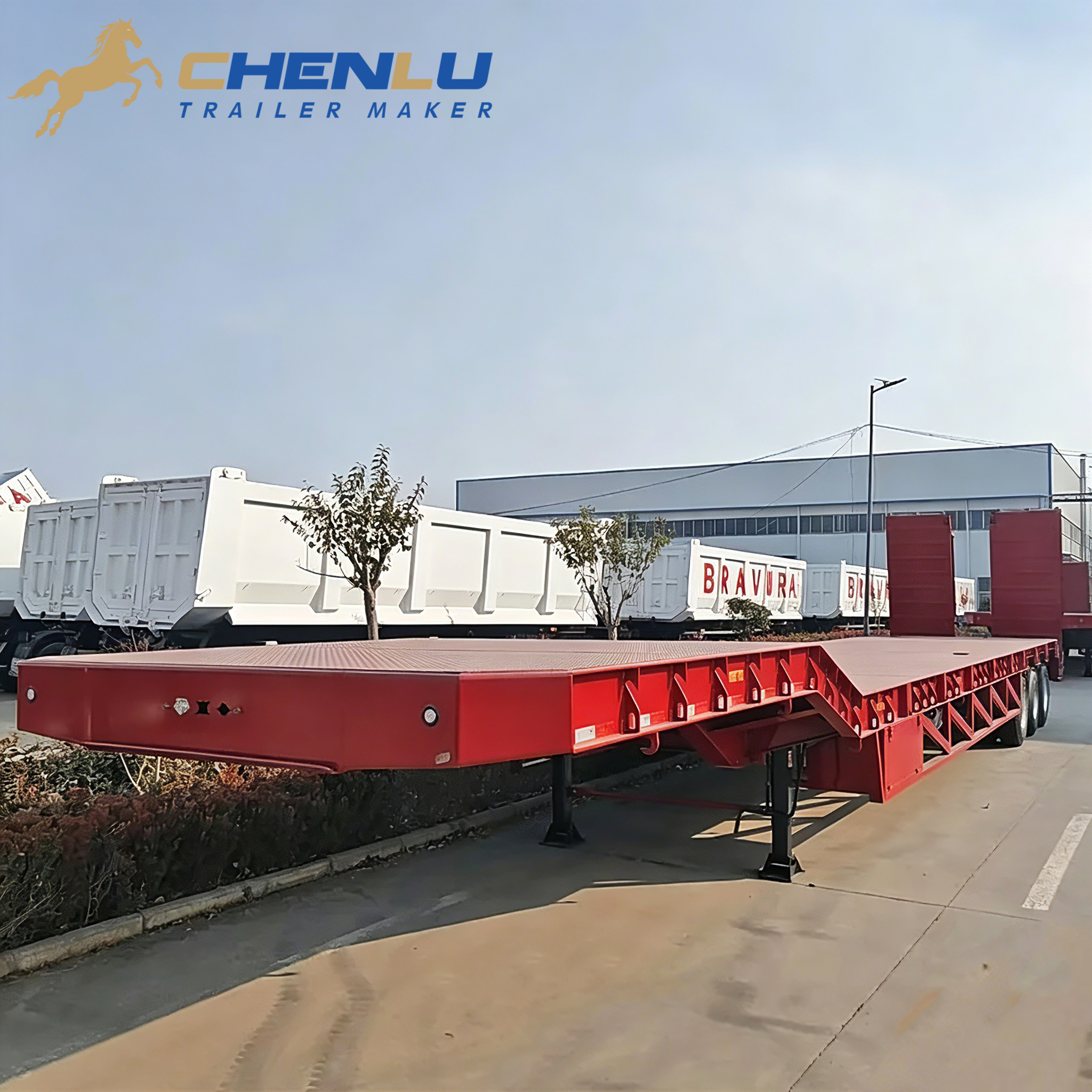 Hidrolik Merdivenli Lowbed Treyler