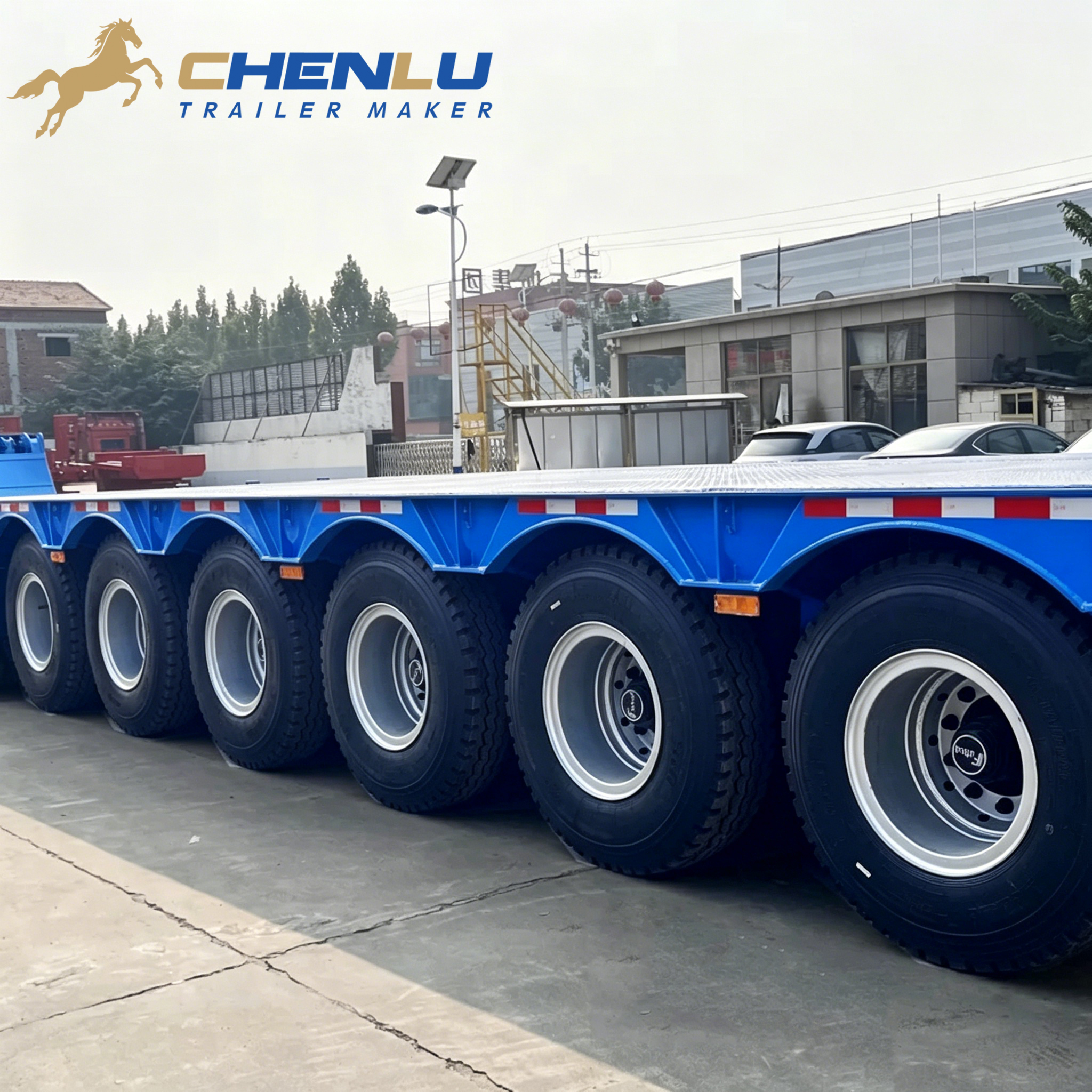 Katlanır Deveboynu Lowbed Treyler