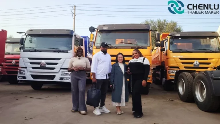 Togo customer pays cash for HOWO used vehicles, CHENLU VEHICLE adds another trustful cooperation