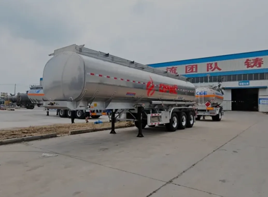 Successful Completion of Aluminum Tank Semi-Trailer Ordered by African Customers