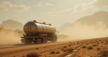 Suudi Arabistan İnşaat Projesi için Hidrolik Damperli Yarı Römork