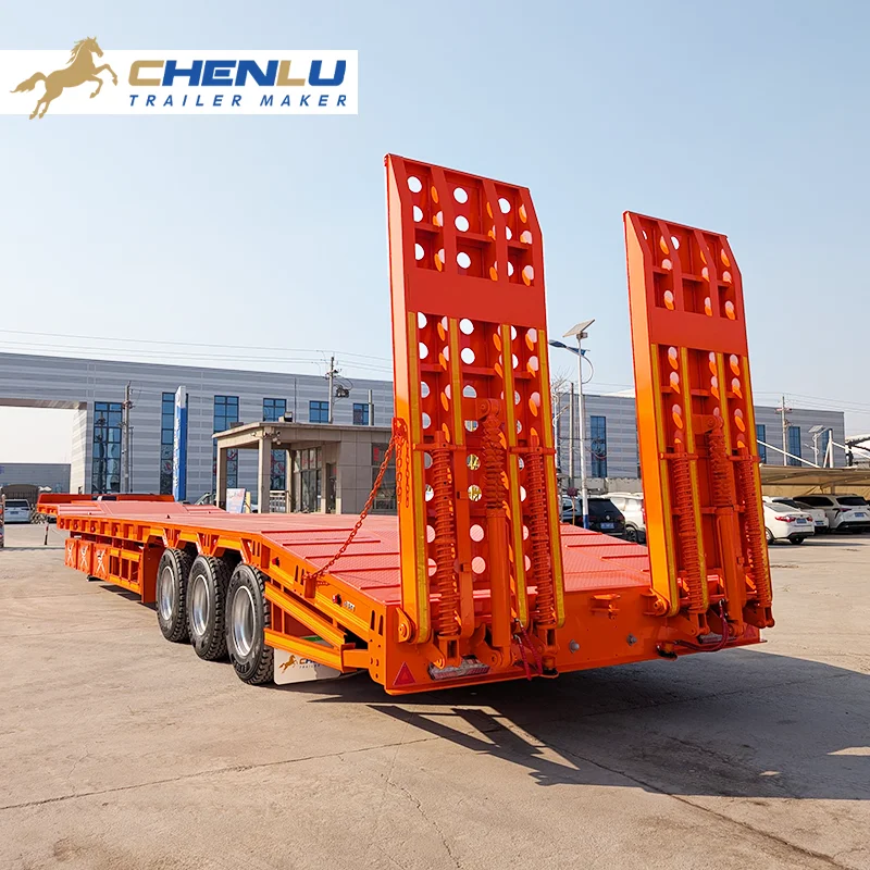 80 Ton Alçak Yataklı Kamyon Römorku