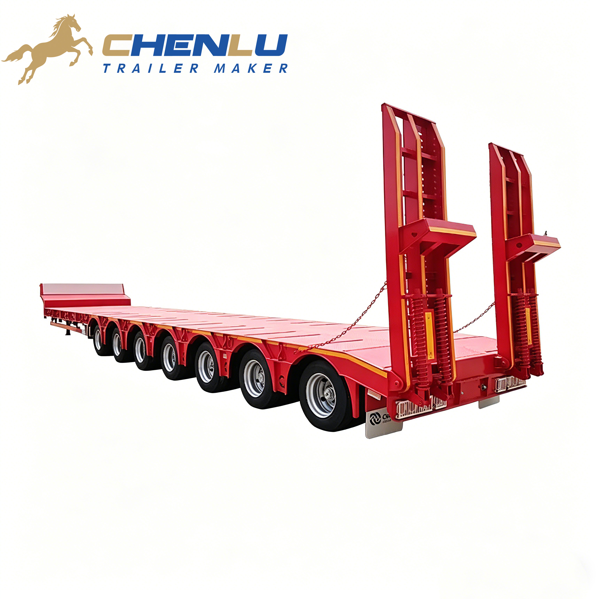 Çok dingilli lowbed yarı römork