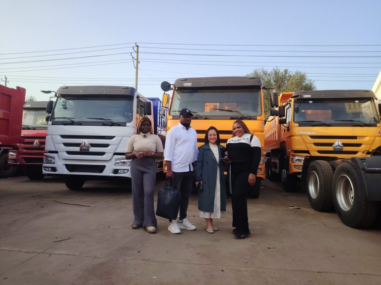 Customer from Togo visiting the CHENLU trailer factory